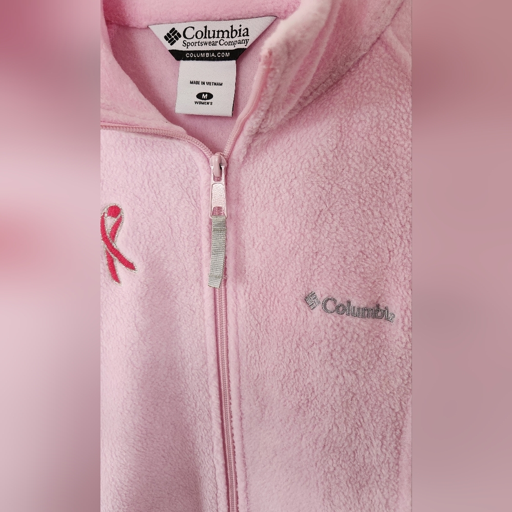 Columbia Pink Fleece Jacket - Picture 2 of 3